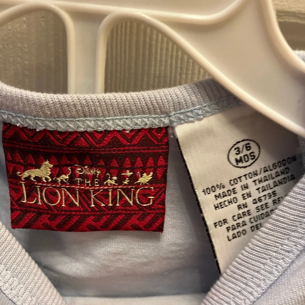 Y2K Lion King Simba 3/6 month Baby Set NWT